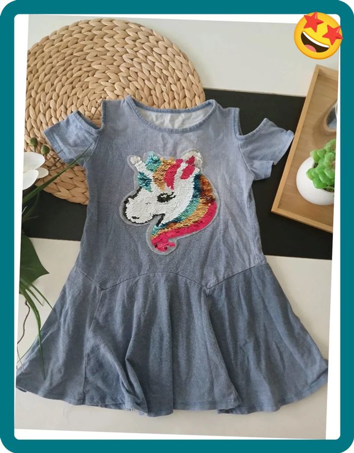 Robe d'été Licorne Taille 3 ans🌿💝 - photo numéro 5