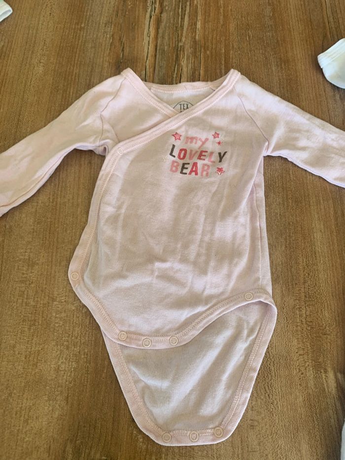 Lot de 7 bodys fille 1 mois - photo numéro 5
