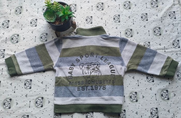 Veste à zip taille 12 mois/ 1 ans - photo numéro 2