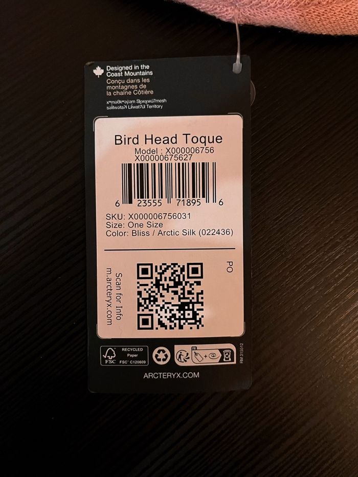 Arc'Teryx Bird Head Toque Beanie - photo numéro 2