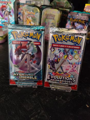 Booster Pokémon Évolution Prismatique et aventure ensembles scellé neuf