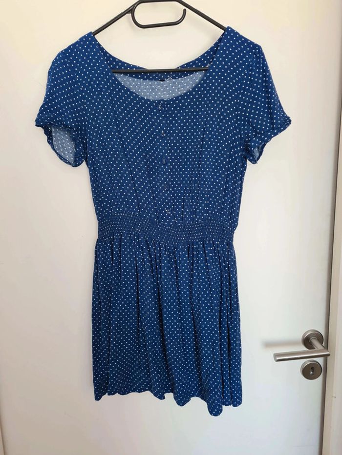Robe viscose a pois taille 38 40