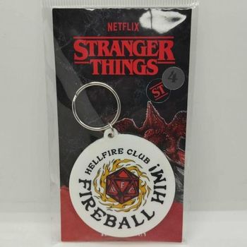 STRANGER THINGS - Porte-clés caoutchouc - Fireball