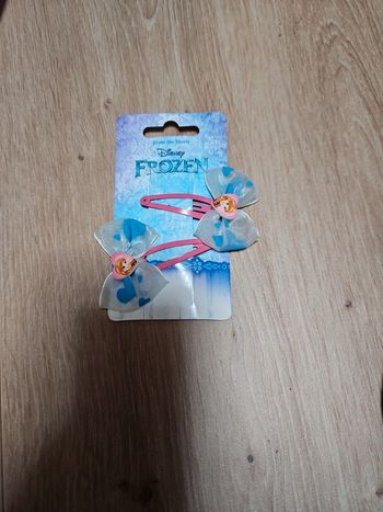 Lot de 2 barrettes reine des neiges