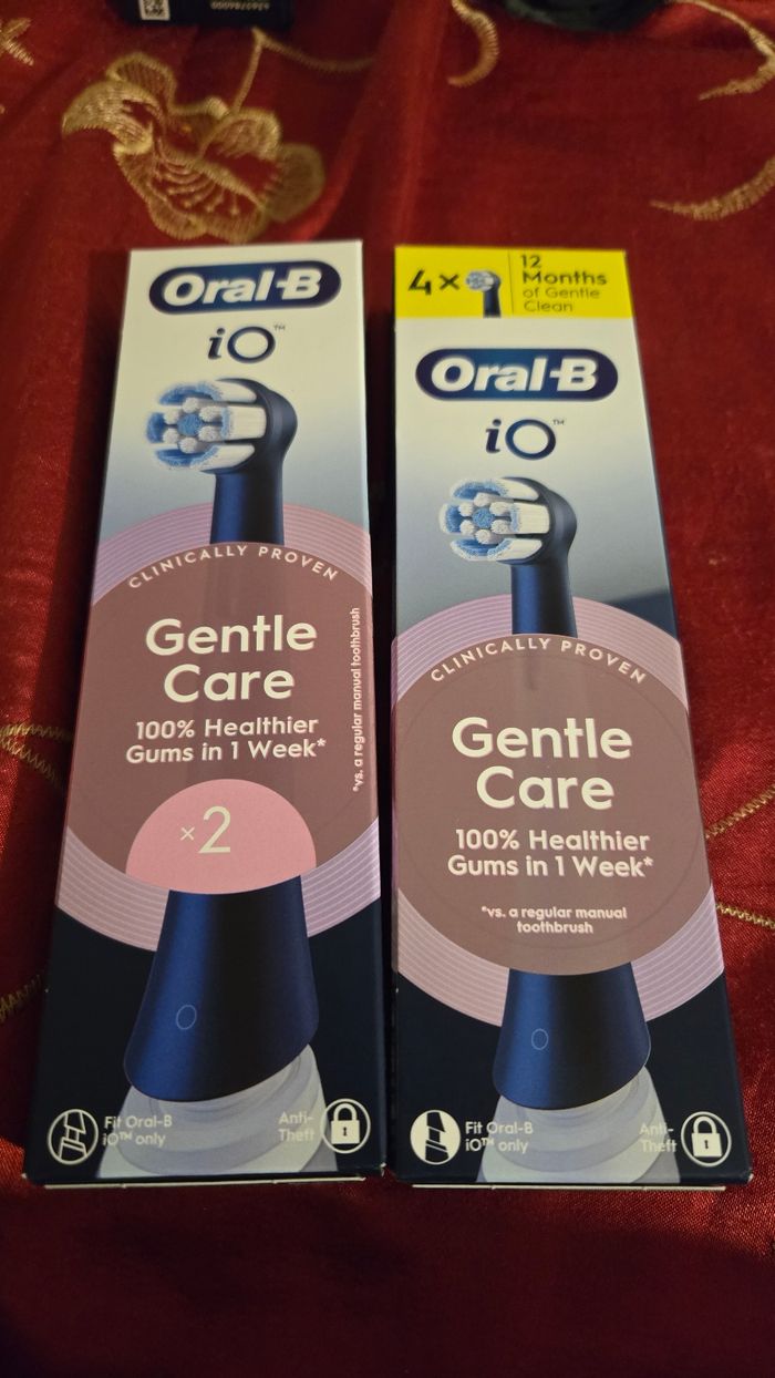 Lot 6 brossettes oral-b iO gentle care neuves