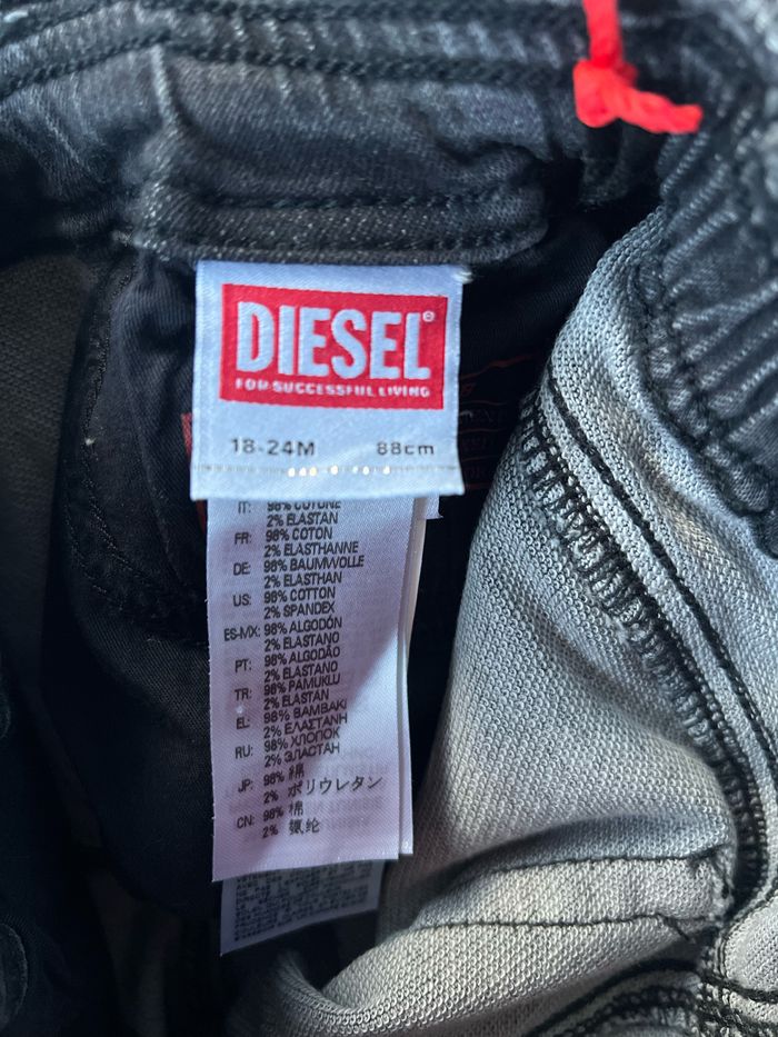 Diesel Joggjeans enfant 18-24m D-MARCIE-B couleur noir - photo numéro 3