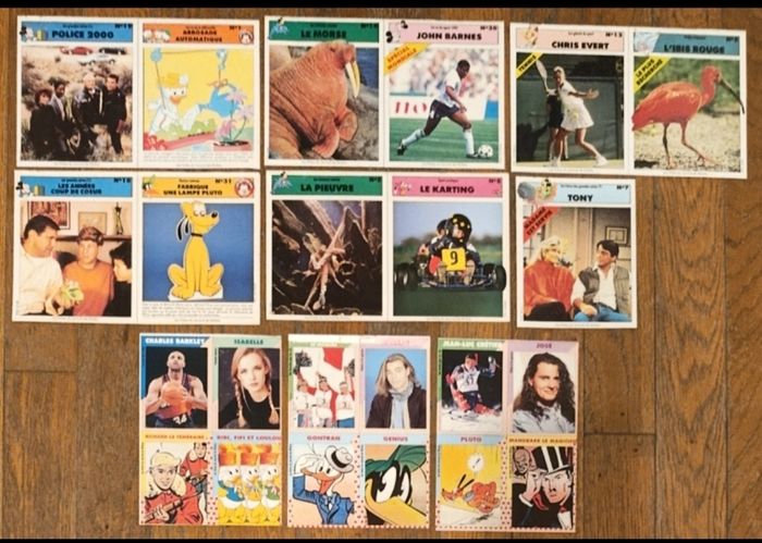 Gros lot + 200 anciennes fiches journal de Mickey vintage - photo numéro 4