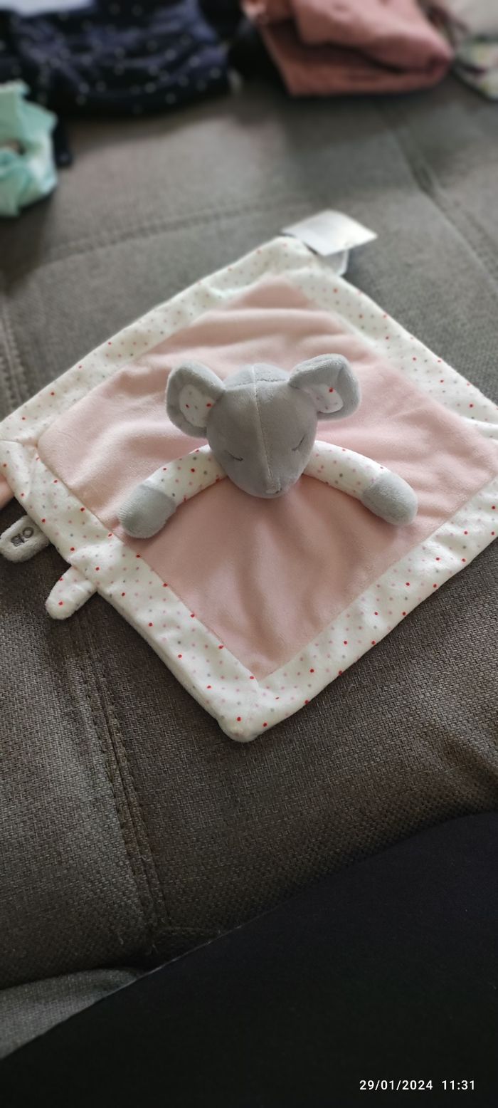 Doudou plat Souris - photo numéro 3