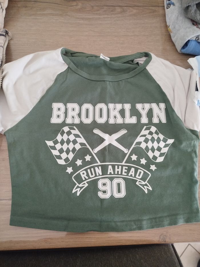 Croc top tee shirt shein