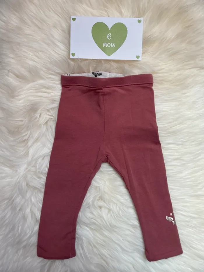 6 mois - legging IKKS rose