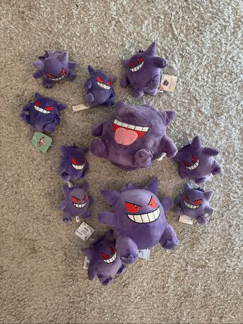 Ectoplasma Gengar peluches Pokemon authentique