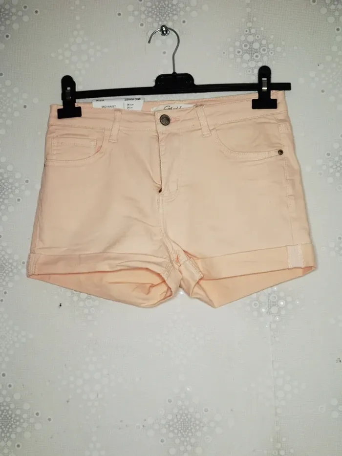 D4505 - short rose femme taille 36