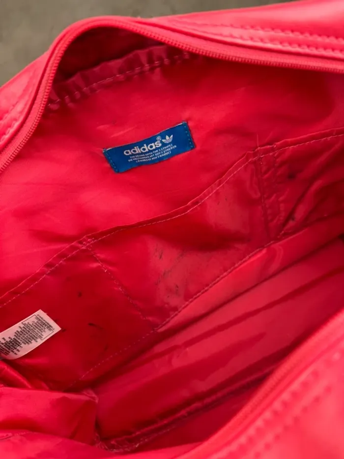 Messenger Bag Adidas Vintage Rose Fuchsia Y2k 00’s - photo numéro 17