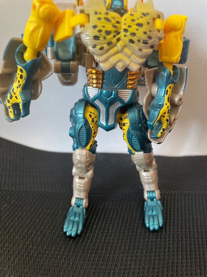 Transformers figurine robot panthère Beast Wars Cheetor deluxe transmetals Kenner 1997 vintage. - photo numéro 3