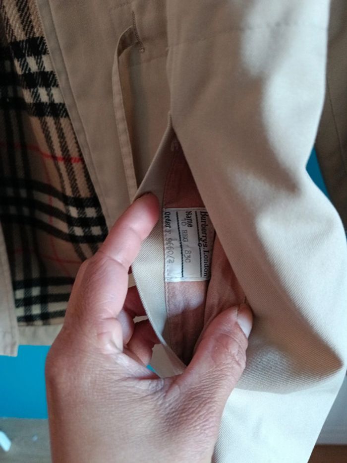 Veste original burberrys - photo numéro 3