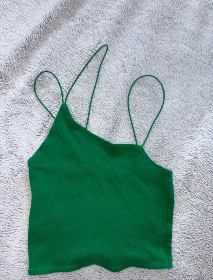Top d’été vert Zara