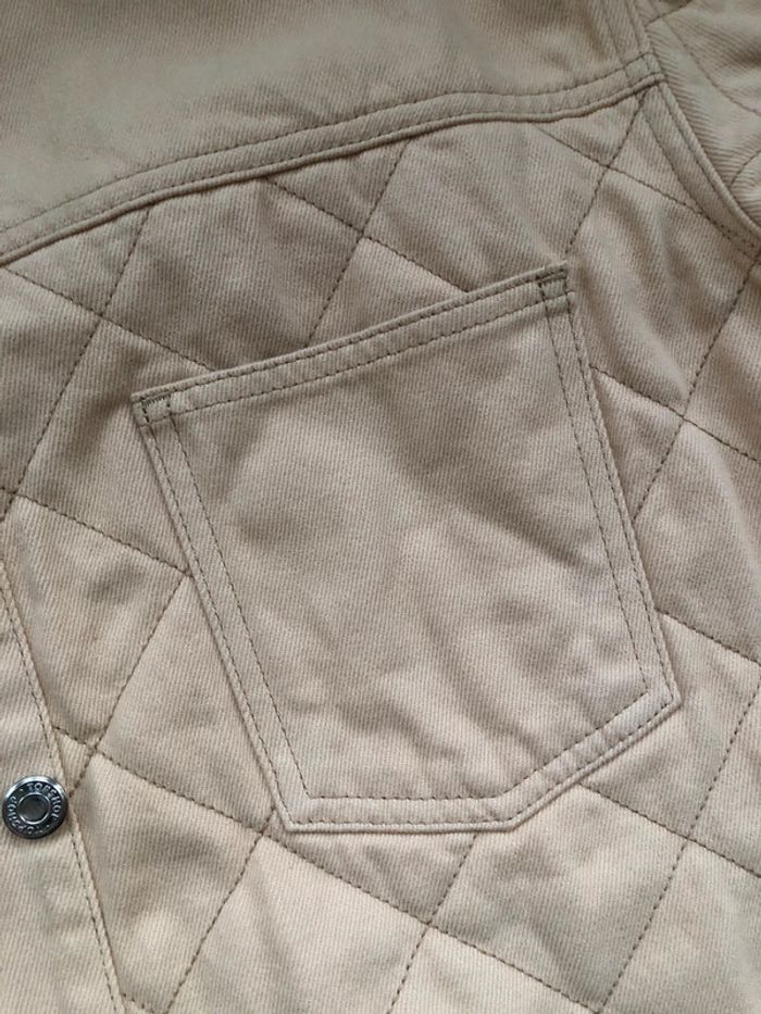 Veste chemise matelassée en jean Topshop - photo numéro 6