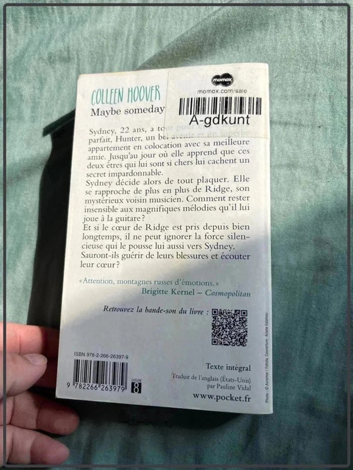Colleen Hoover - maybe someday - photo numéro 3
