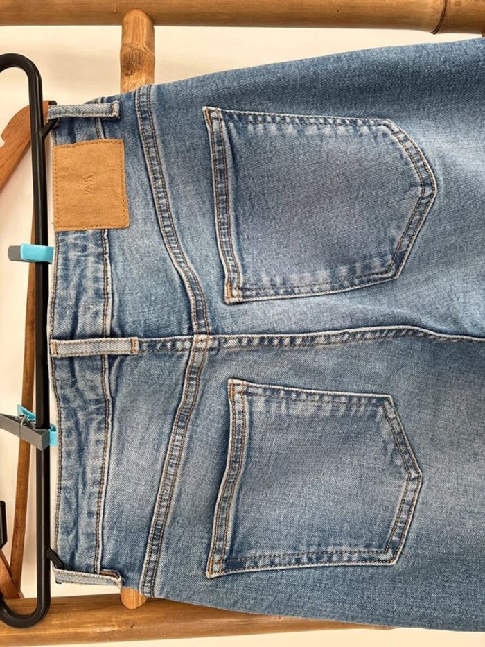 Jean bleu zara taille 38 fentes en bas des jambes - photo numéro 11
