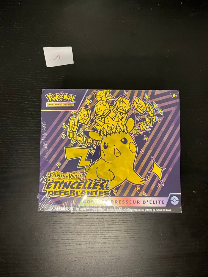 ETB étincelle déferlante EV08 (Pokémon pikachu, élite traîneur box)