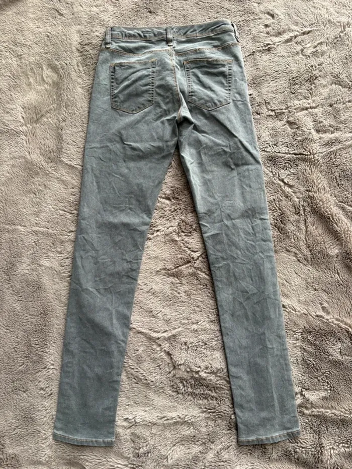 Pantalon jean gris taille M - photo numéro 3