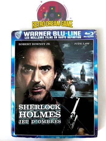 Blue ray Sherlock holmes jeu d'ombre avec fourreau