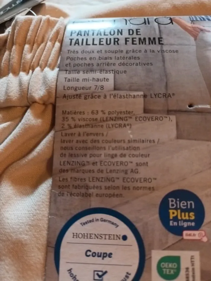 Pantalon de tailleur femme taille 42 - photo numéro 2
