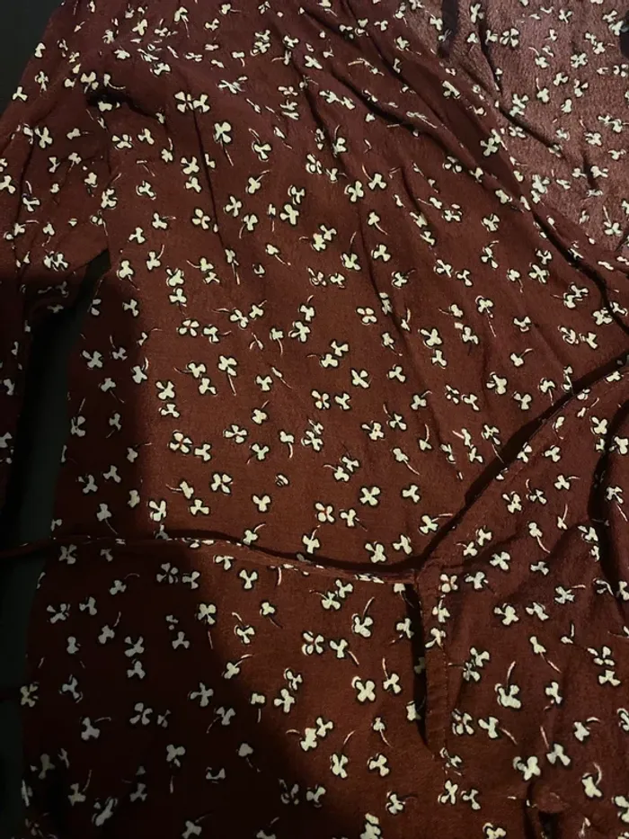 Chemisier bordeaux taille 42 La Redoute - photo numéro 2