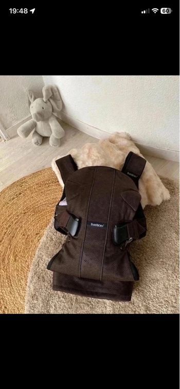 Porte-bébé BabyBjörn One Air 3D Mesh Marron, Ergonomique, Respirant, Physiologique