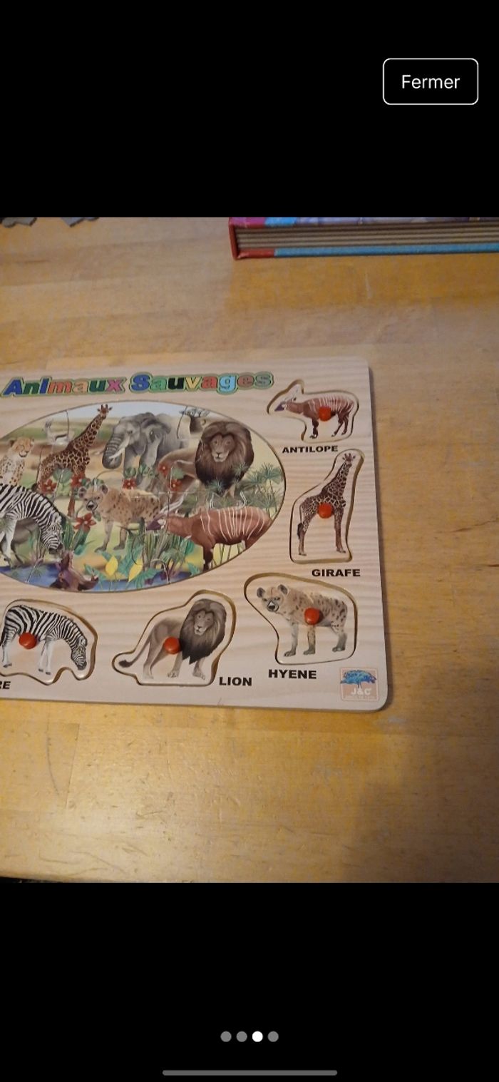 Puzzle en bois - photo numéro 3