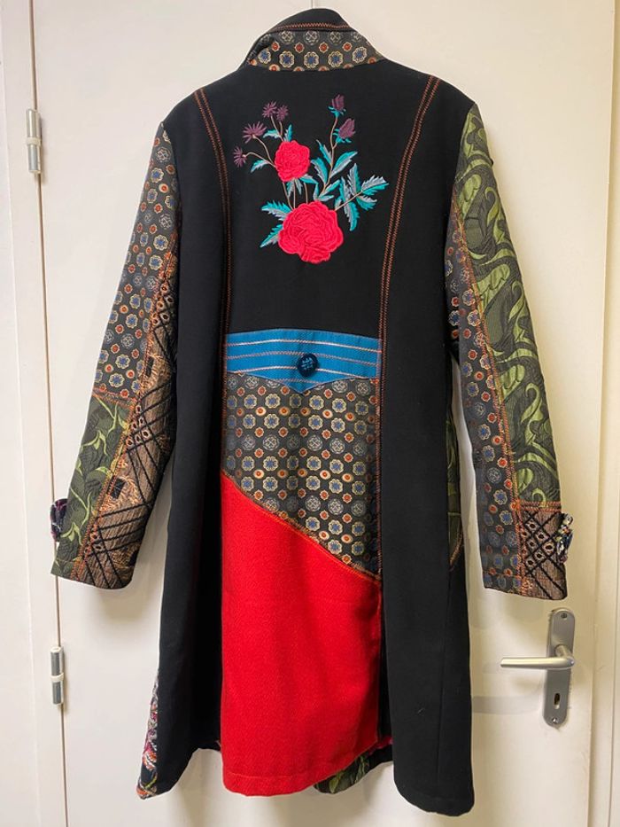 Magnifique manteau original Fruisible taille 42 en excellent état - photo numéro 2