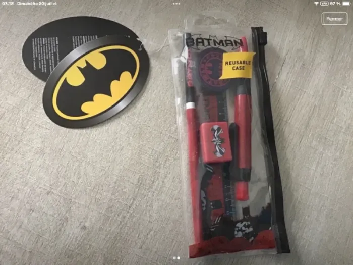 Trousse avec fourniture batman neuve - photo numéro 2