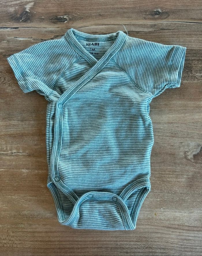 Lot de 3 bodies manches courtes 1 mois - photo numéro 2