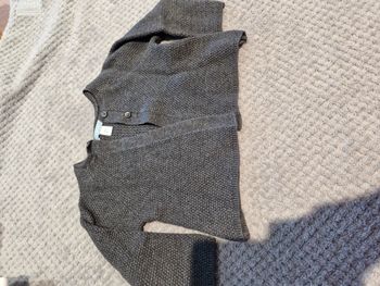 Gilet gris Obaibi 12 mois