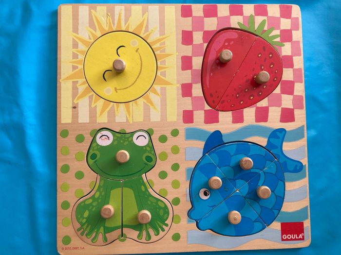 Puzzle 1er âge en bois