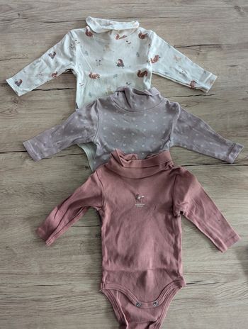 Lot de 3 bodies 6 mois