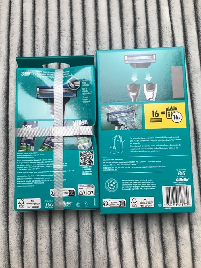 Neuf Gilette mach 3 avec 8 recharges - photo numéro 2