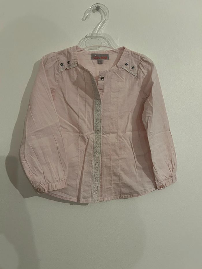 Chemise rose 3 ans