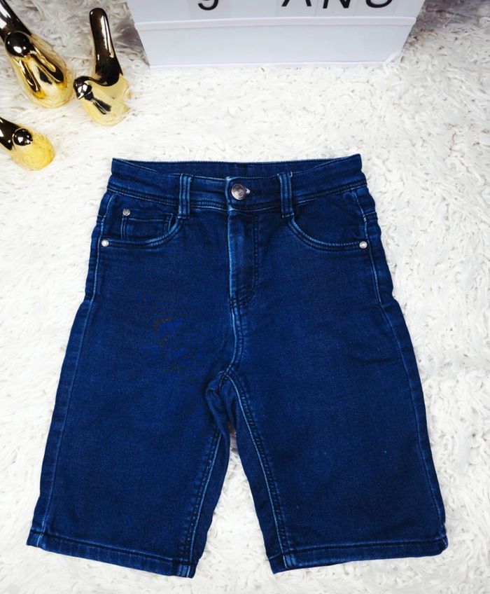 Bermuda en jean denim blue Stone Garçon taille 9 ans marque TAO 🎸 - photo numéro 2