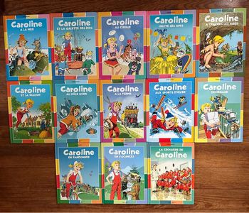 Lot de 13 albums couleurs Caroline Pierre Probst bd livres multicolore Hachette collection