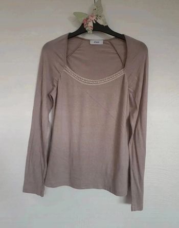 T-shirt beige Etam taille 36