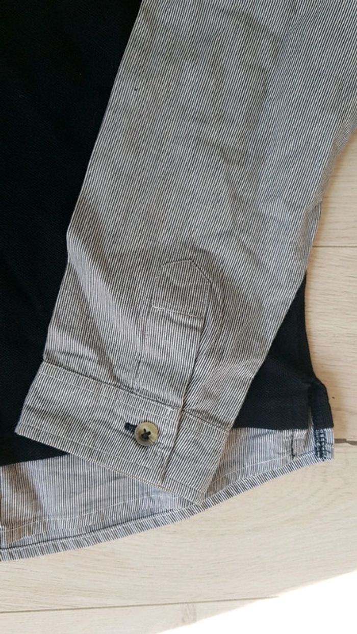 Polo effet superposition chemise ikks garçon 10 ans - photo numéro 4