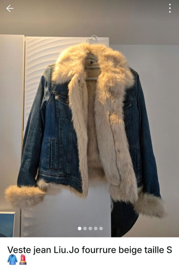 Veste fourrure Liu Jo taille S