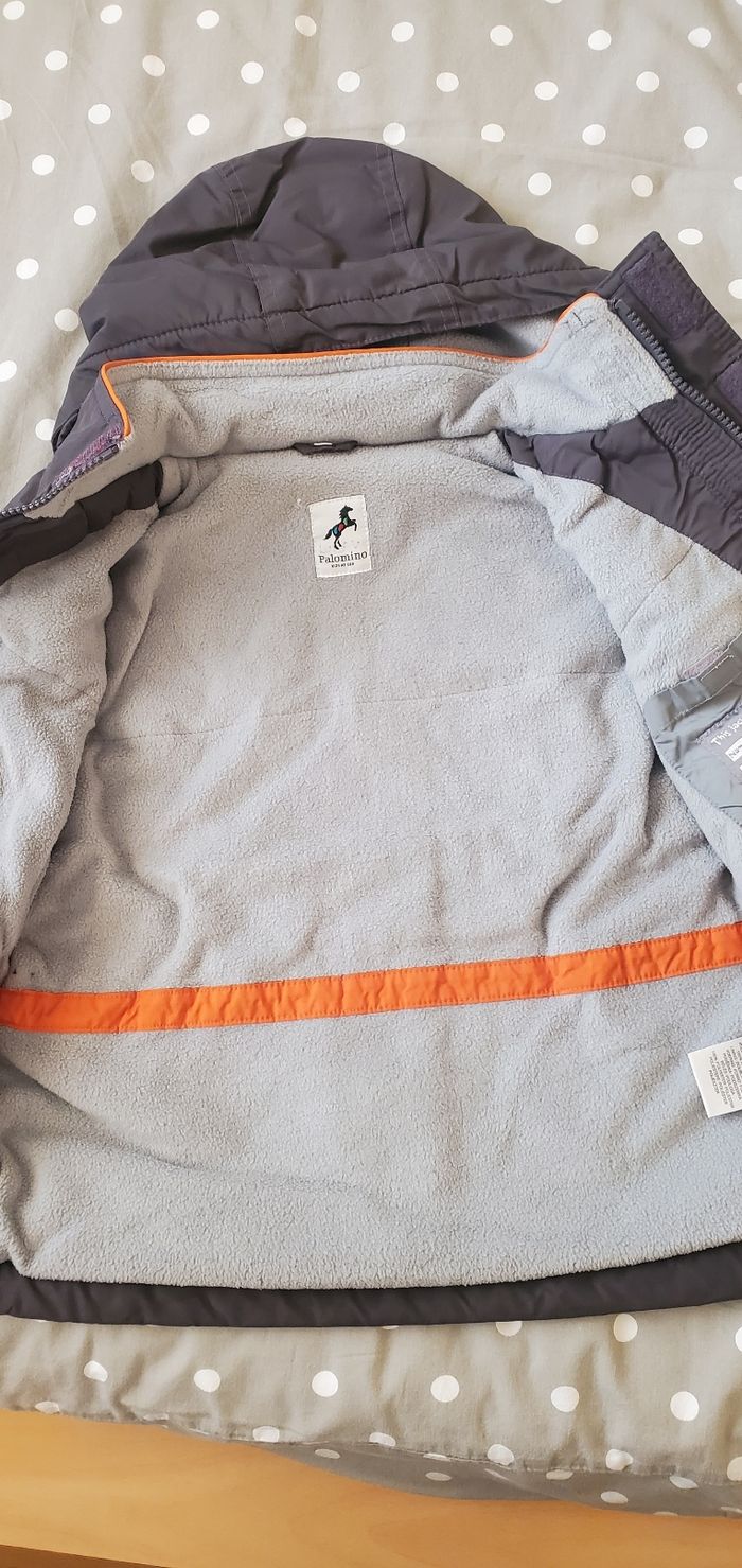 Manteau gris foncé garçon 110cm 5 ans C&A - photo numéro 2