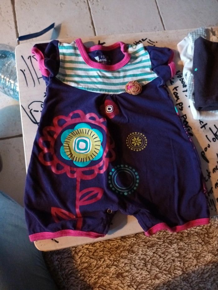 Grenouillere fille 9mois 71cm