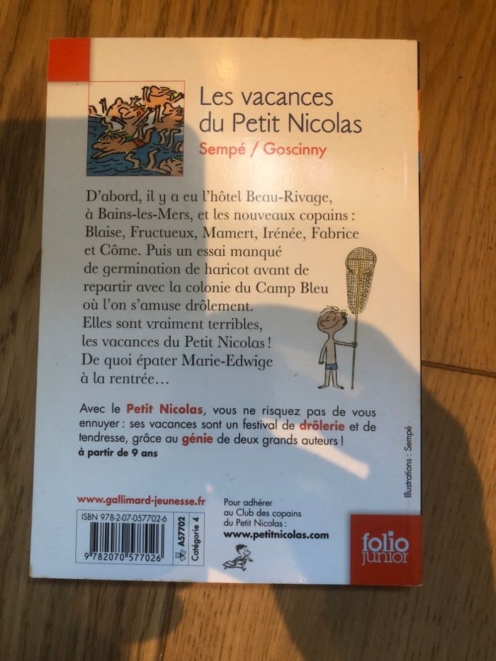 Les vacances du petit Nicolas - Sempé Goscinny - photo numéro 2