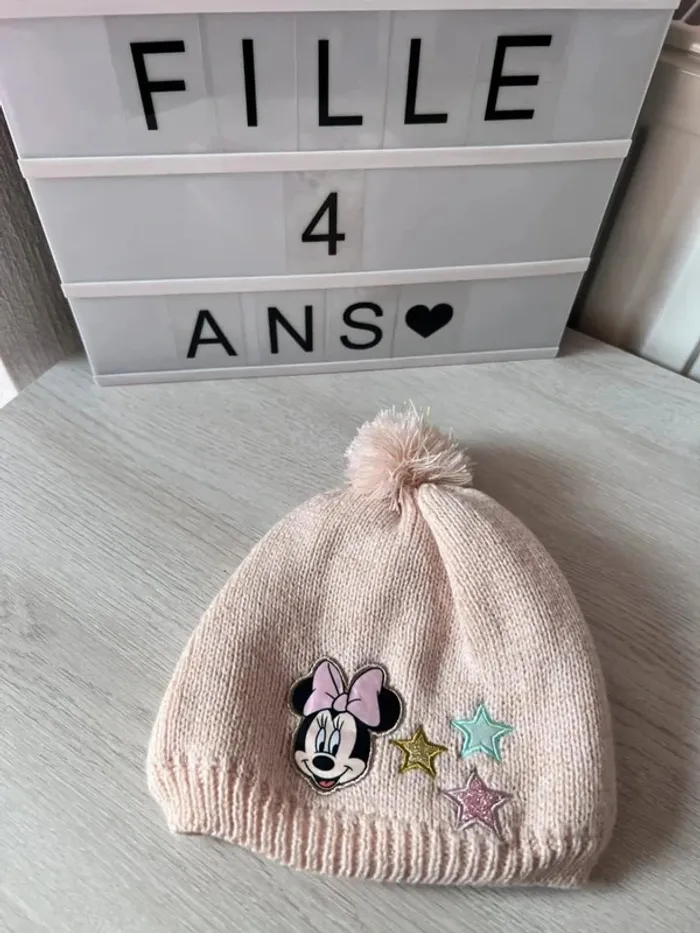 Bonnet hiver Minnie 49-52 cm