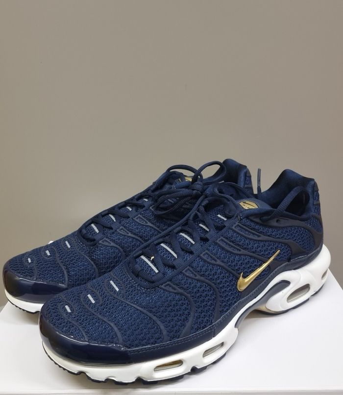 Nike air max plus fff tn bleu doré france 45 - photo numéro 3