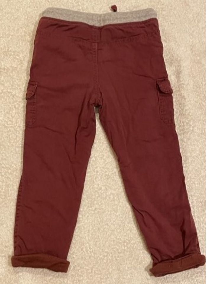 Pantalon cargo doublé taille élastique 3a - photo numéro 2