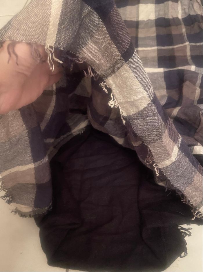 Écharpe double »Jules »à carreaux - photo numéro 3